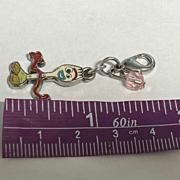 Disney Parks Dangle Charm "Forky" Toy Story 4 Enamel Metal - Picture 5 of 5